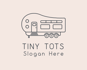 Trailer House Truck logo design