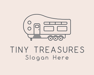 Trailer House Truck logo design