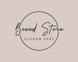 Cosmetics Store Business logo design