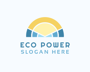 Solar Energy Power logo design