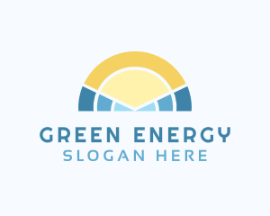 Solar Energy Power logo design