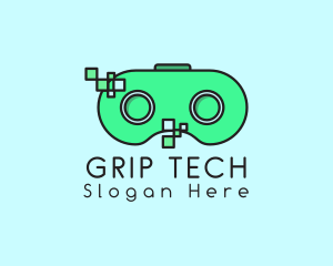 Tech Game Goggles logo design