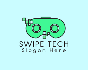 Tech Game Goggles logo design