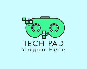 Tech Game Goggles logo design