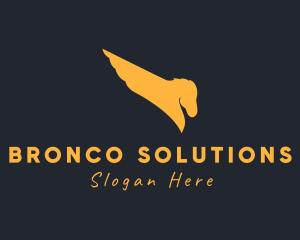 Modern Elegant Pegasus logo design