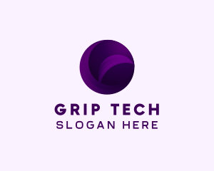 Digital Modern Tech Sphere logo design