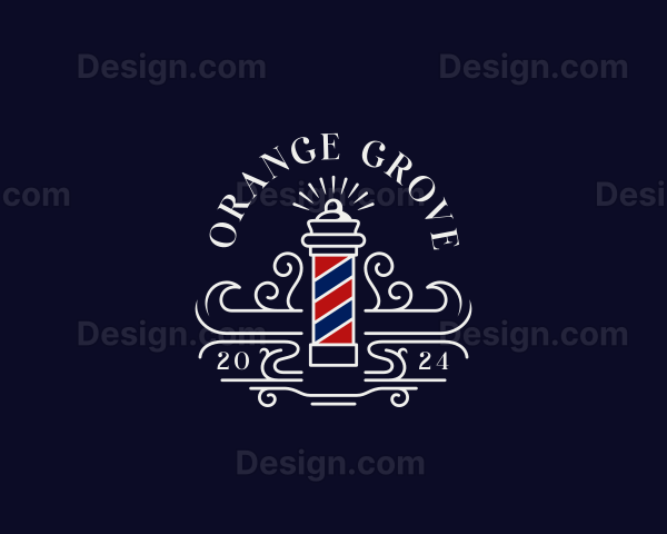 Barber Grooming Haircut Logo