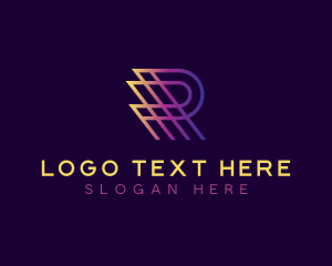Tech Generic Letter R Logo