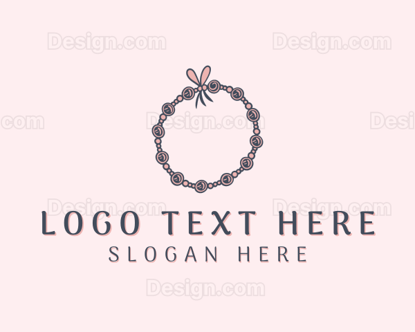 Bracelet Beads Jewelry Logo