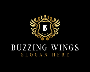 Luxury Wing Shield  logo design