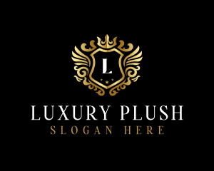 Luxury Wing Shield  logo design