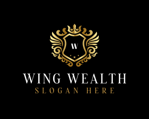 Luxury Wing Shield  logo design