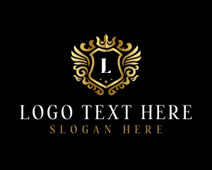 Noble - Luxury Wing Shield logo design