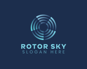 Fan Rotor Blade logo design