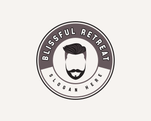 Beard Hair Fashion Logo