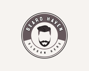 Beard Hair Fashion logo design