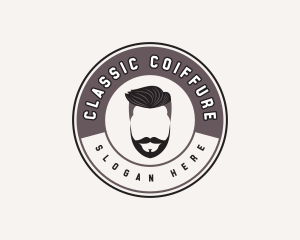 Beard Hair Fashion logo design