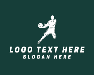 Basketball Player Athlete logo