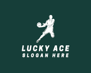 Basketball Player Athlete logo design