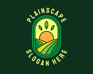 Farming Sun Emblem logo