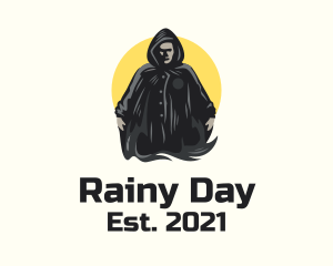 Raincoat Man Character logo