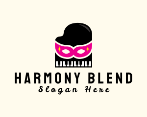 Mask Piano Pianist logo