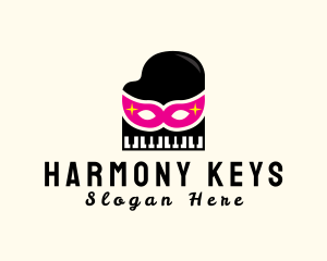 Mask Piano Pianist logo