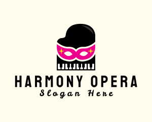 Mask Piano Pianist logo