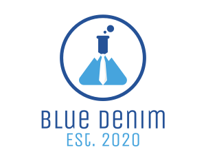 Blue Chemistry Business logo design