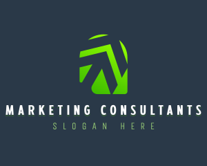 Arrow Business Consultant logo design