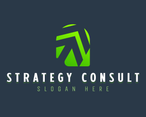 Arrow Business Consultant logo design