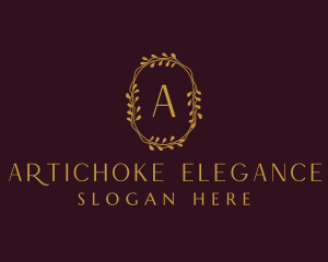 Elegant Wreath Boutique logo design