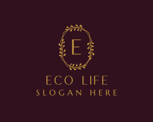 Elegant Wreath Boutique logo design