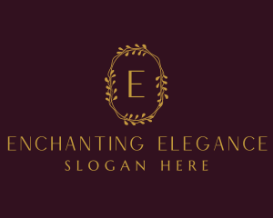 Elegant Wreath Boutique logo design