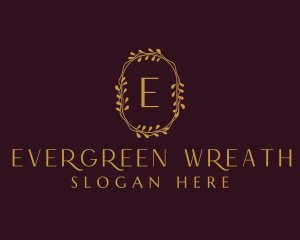 Elegant Wreath Boutique logo design