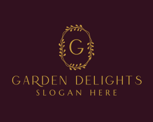 Elegant Wreath Boutique logo design