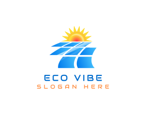 Solar Panel Energy Sustainable logo