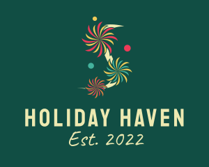 Carnival Pyrotechnics Holiday  logo design