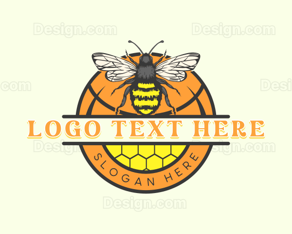 Honey Bee Apiary Logo