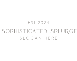 Minimalist Classy Wordmark logo design