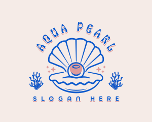 Clam Shell Pearl logo design