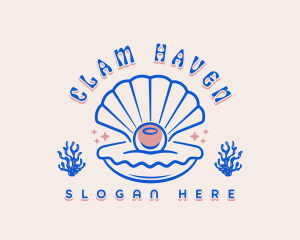 Clam Shell Pearl logo design