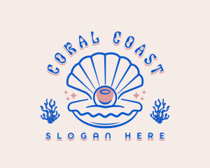 Clam Shell Pearl logo design