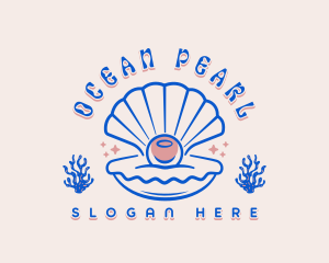 Clam Shell Pearl logo design