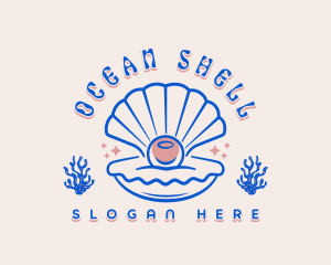 Clam Shell Pearl logo design