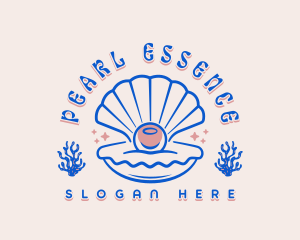 Clam Shell Pearl logo design