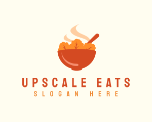 Vegetable Bowl Soup logo design