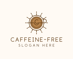 Coffee Cup Wheel logo design