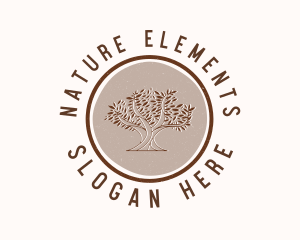 Organic Nature Wellness logo design