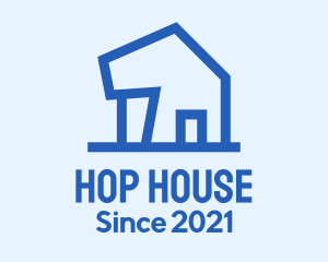 Blue House Property logo design